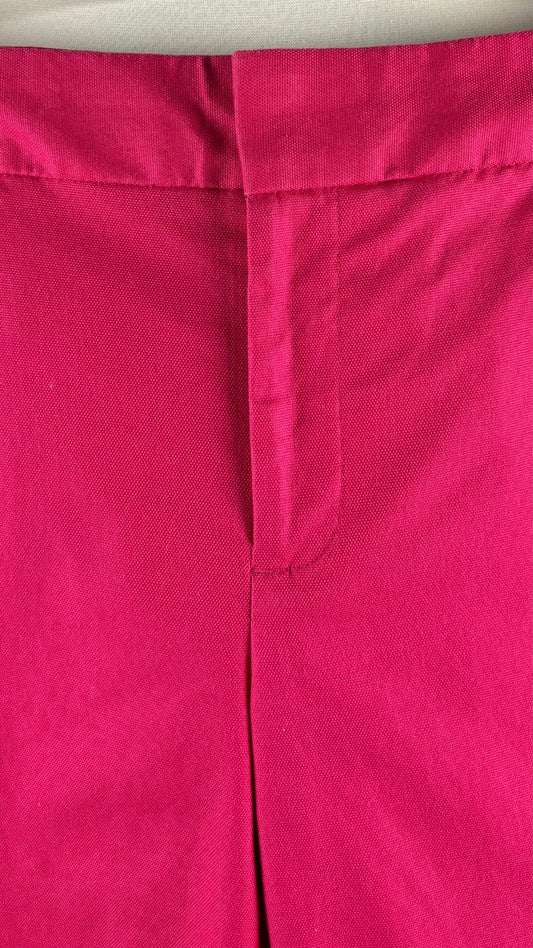 Bermuda rose extensible Banana Republic, taille 6. Vue de la taille.