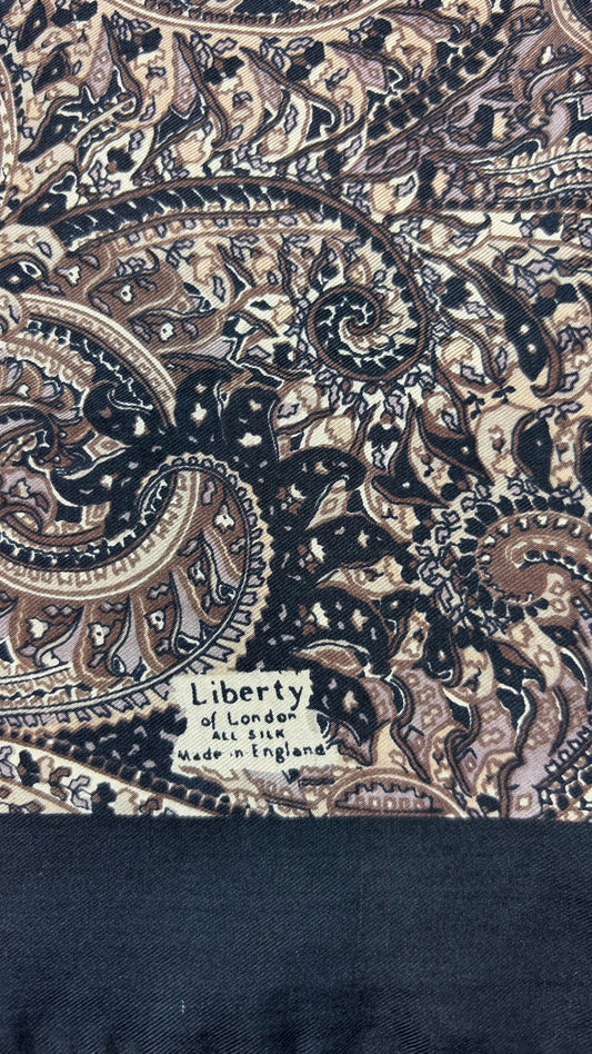 Foulard en soie à motifs Liberty | carré