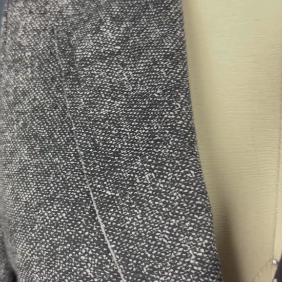 Blazer décontracté lavable noir et blanc Imperial, taille m (mais fait plus xs/s). Vue de la vidéo qui présente tous les détails du blazer.